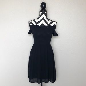 Off the Shoulder Smocked Dress